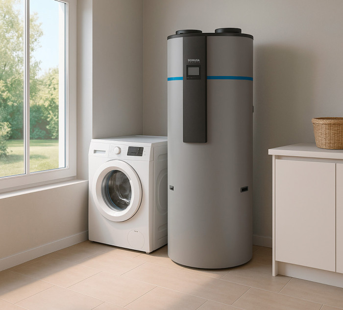DHW heat pump floor-standing